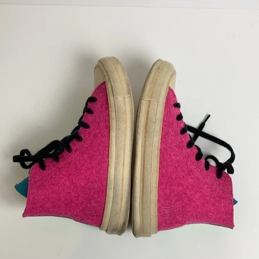 Converse x JW Anderson Chuck 70 Hi Felt Women’s Sz 6 Streetwear Unique Punk Y2K - Picture 14 of 16